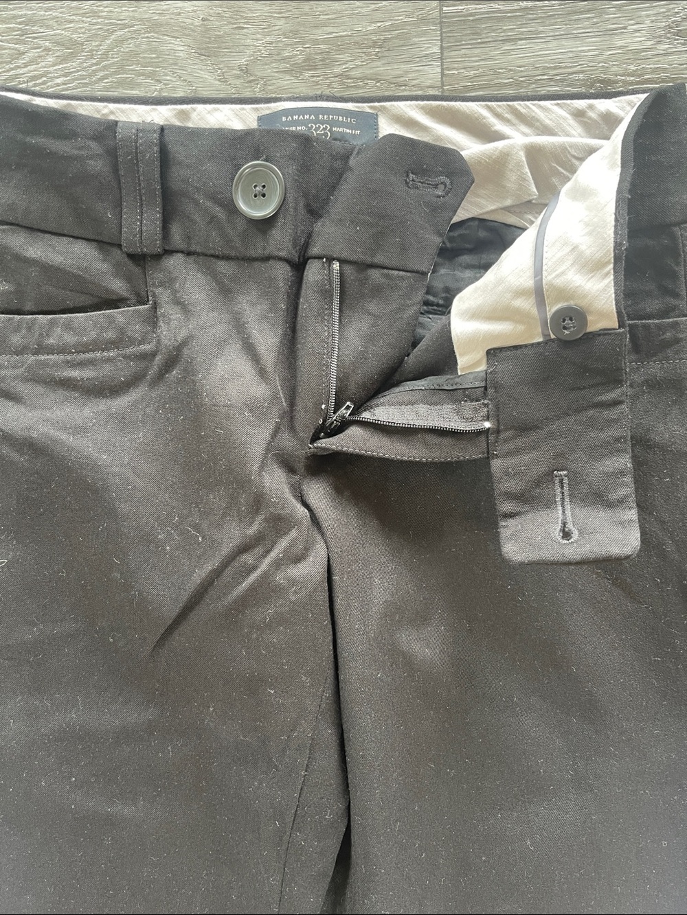 Banana Republic Black Flare Wide-Leg Pants - Picture 3 of 4